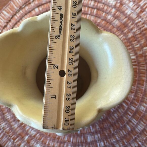 Vintage Hull Art Floral Double Handle Pottery Vase Pink Yellow Pink Green - Picture 14 of 14